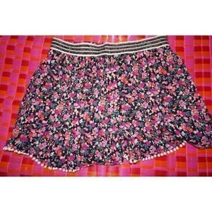 Y2K flower shorts